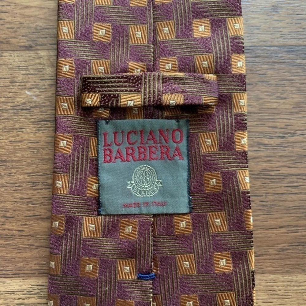 Luciano Barbera Stunning Silk Woven Tie